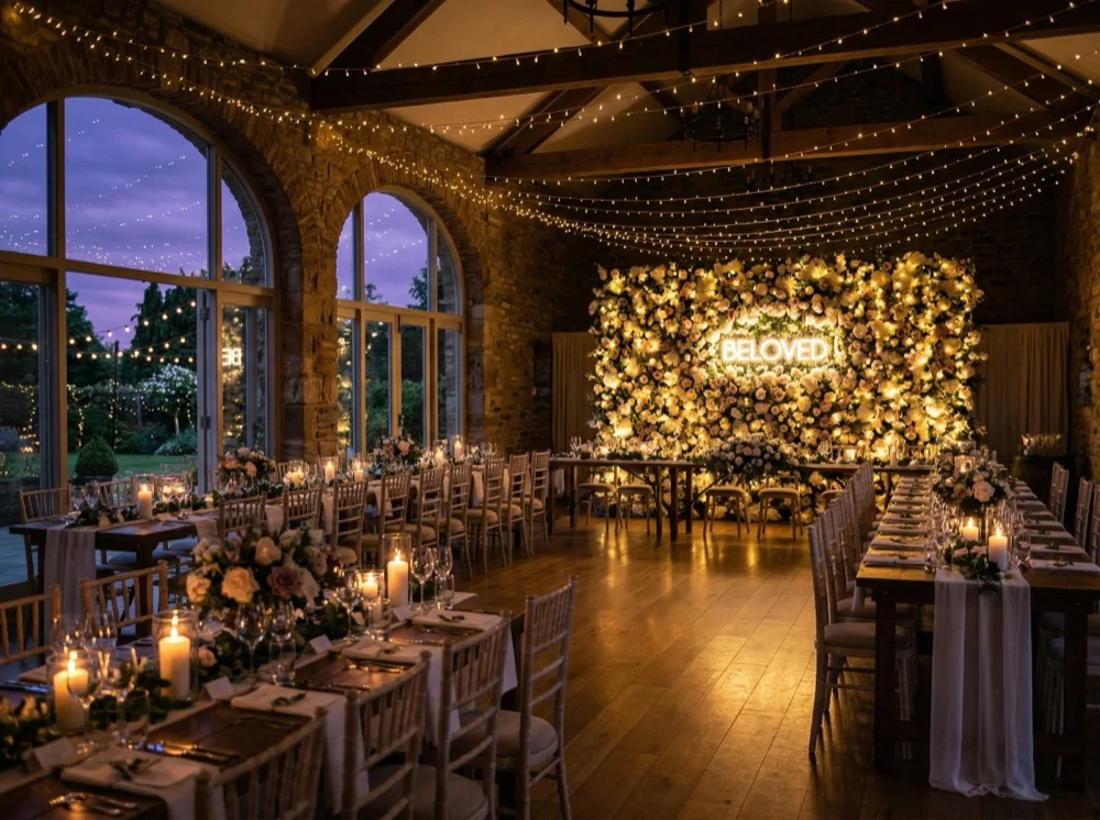 Wieczorna dekoracja z podświetleniem LED